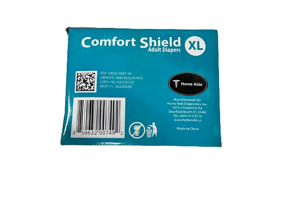 Adult Diapers Anti-Leak 2.15 Liter Absorbency 48 Diapers X-Large V26023