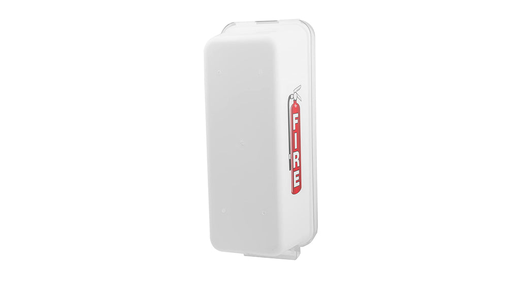 3 Pack White Wall-Mounted Fire Extinguisher Cabinet with Clear Pull-Cover Z405759
