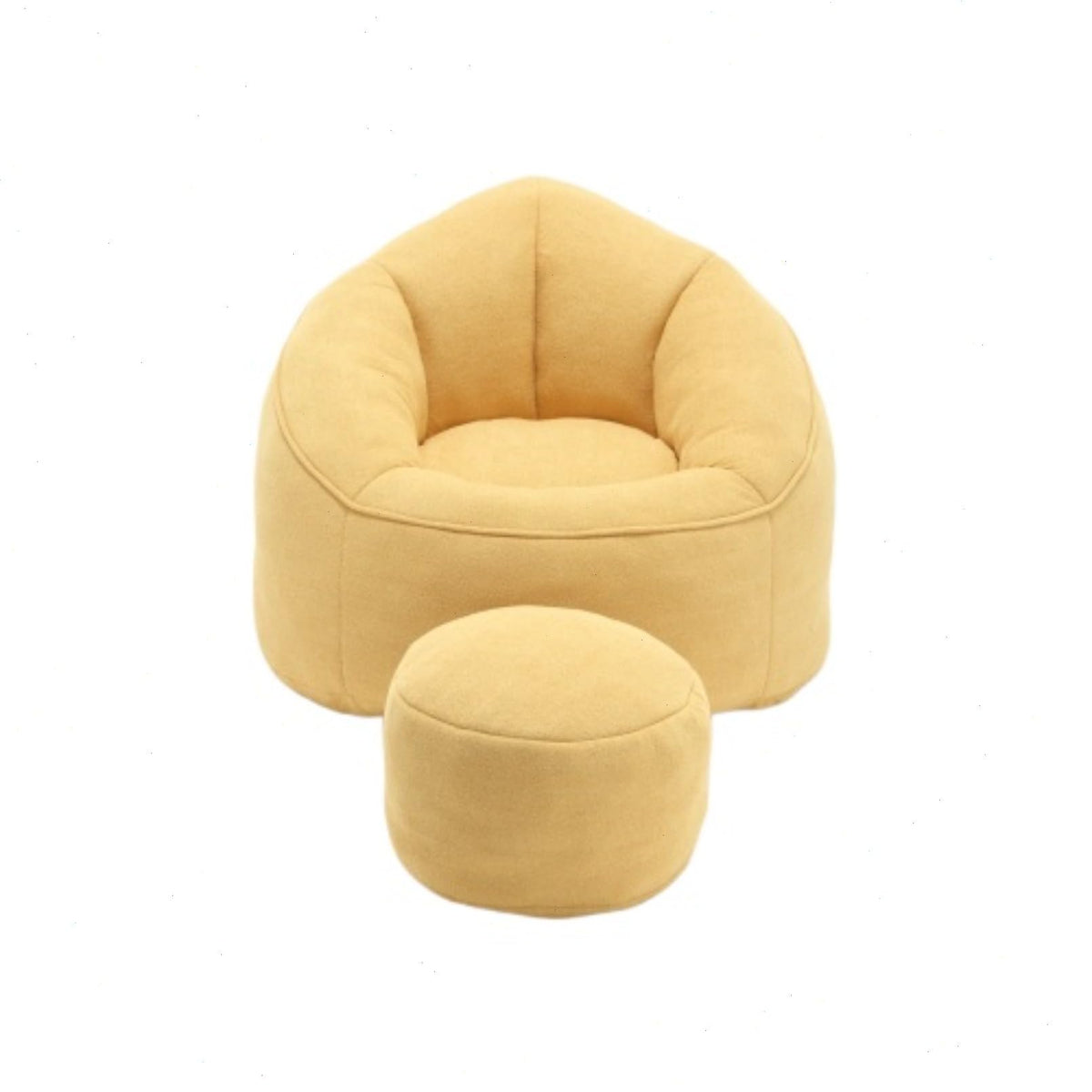 Microfiber Memory Foam Bean Bag Chair with Footstool N61321