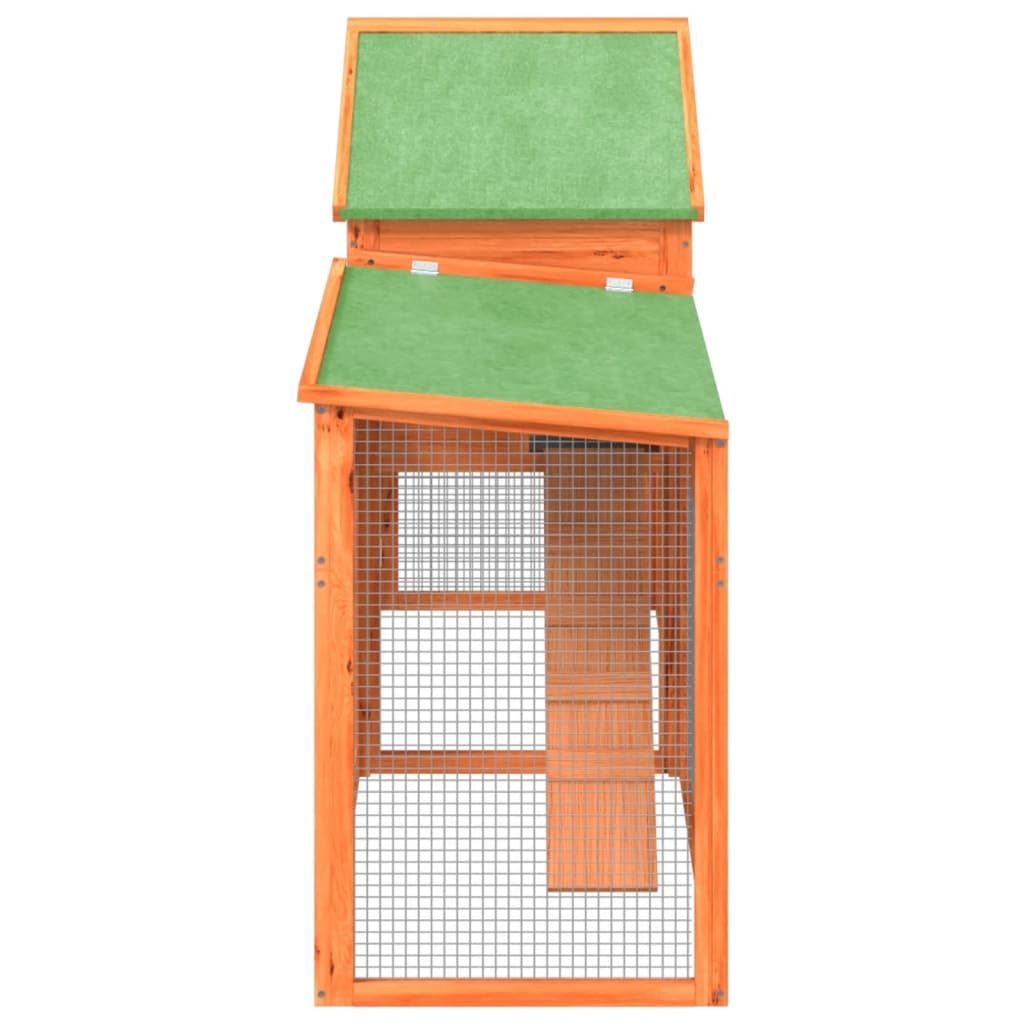 2-Tier Wooden Rabbit Hutch A100