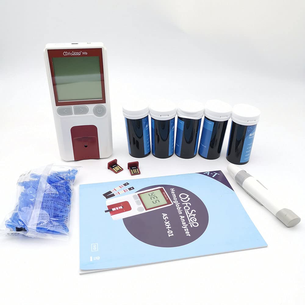Hemoglobin Meter Kit with 125xStrips and 125xLancets Y750865