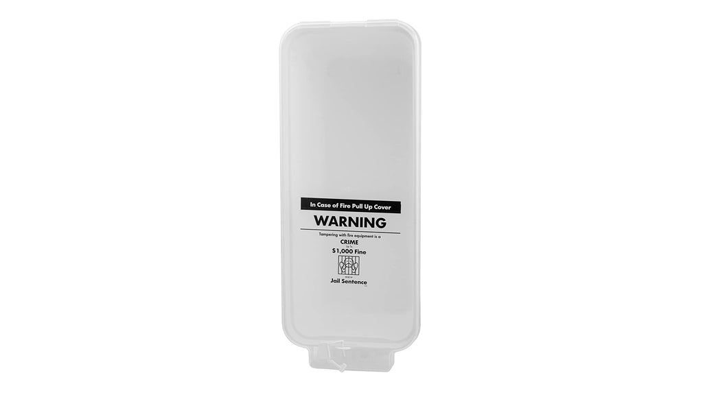 3 Pack White Wall-Mounted Fire Extinguisher Cabinet with Clear Pull-Cover Z405759