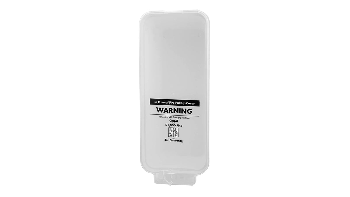 3 Pack White Wall-Mounted Fire Extinguisher Cabinet with Clear Pull-Cover Z405759