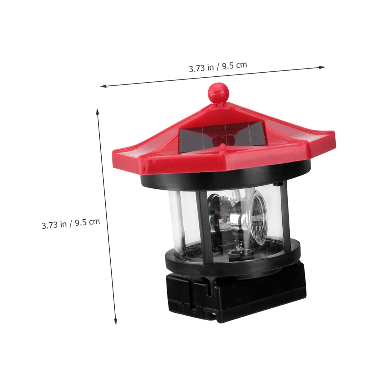 2pcs Solar Powered Rotatable Lighthouse Light X20212