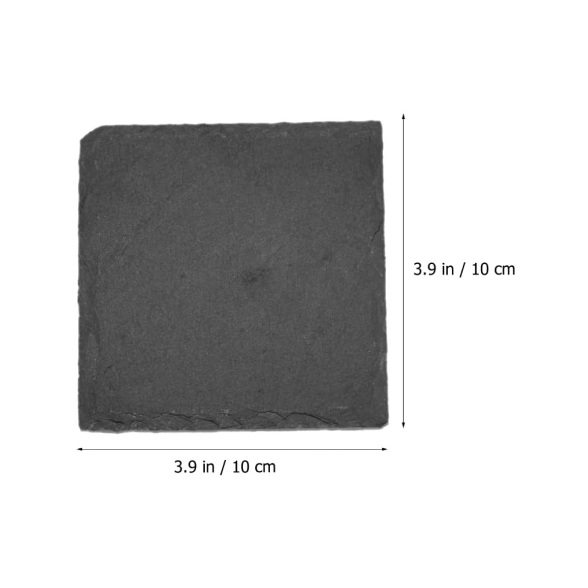 Natural Stone Square Drink Coasters Set W5340