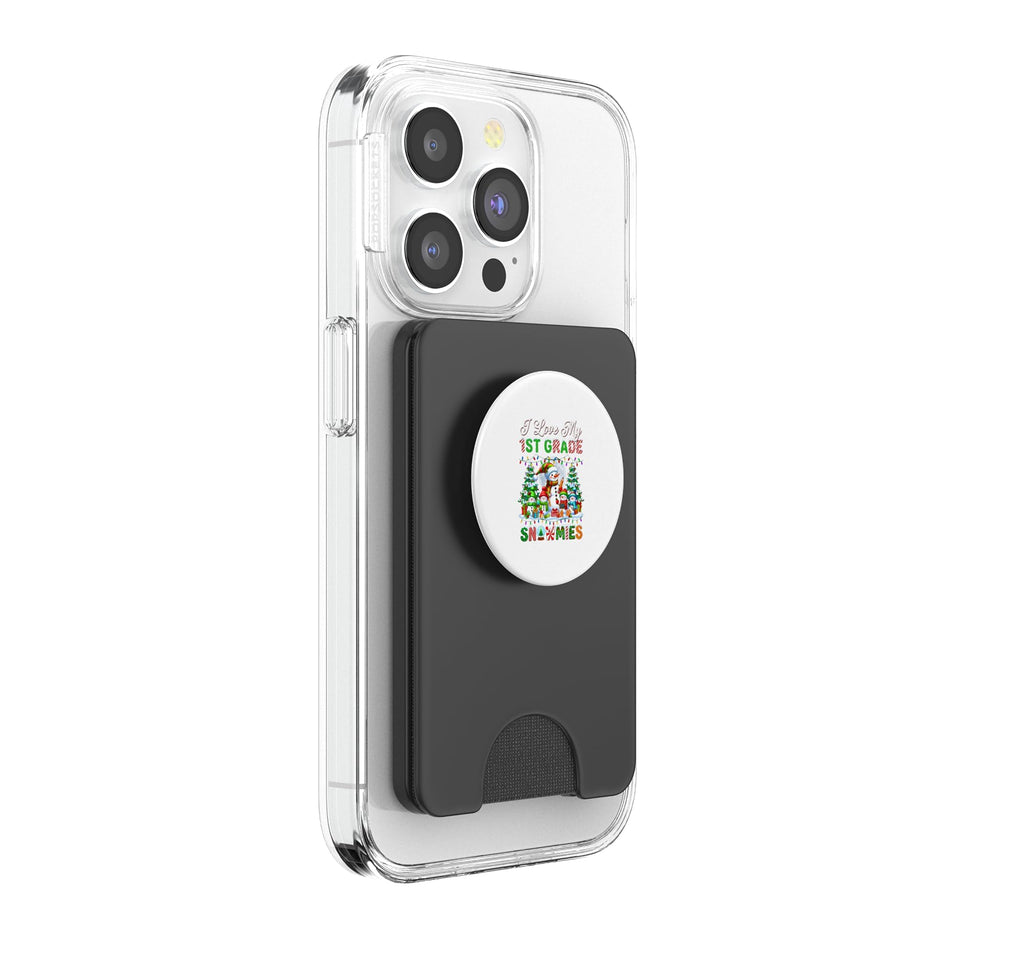 1st Grade Snowmen Teacher Students PopWallet for MagSafe S408096