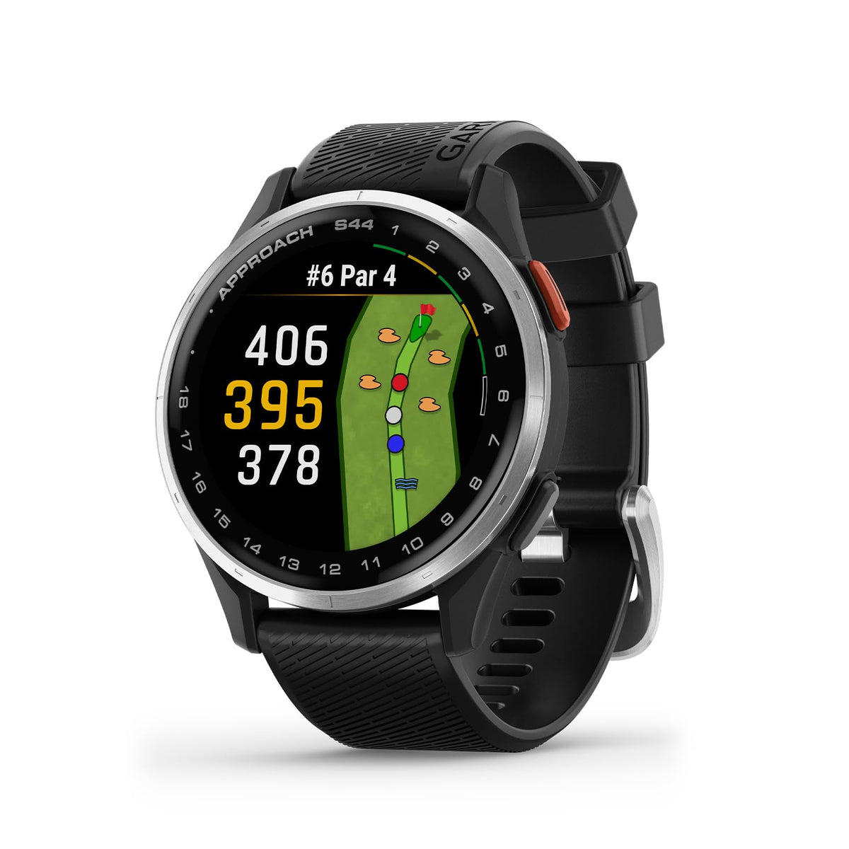 Golf GPS Smartwatch 43mm Black V7415