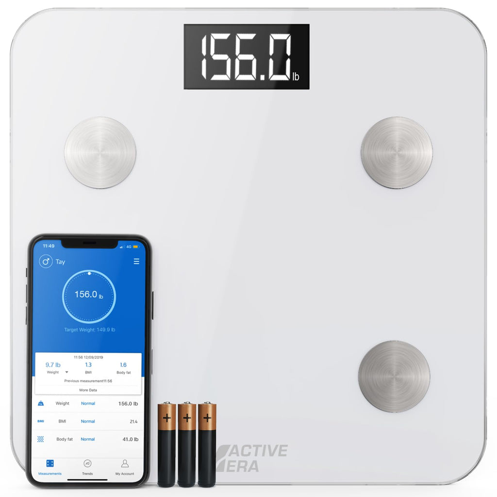 White Digital Bathroom Bluetooth Scale F92299