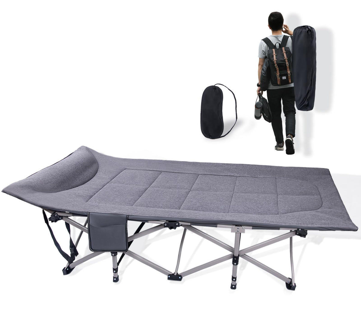Folding Camping Cot with Carry Bag A967