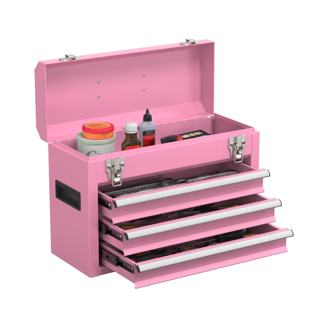 Portable Metal Tool Box with Drawers N88248