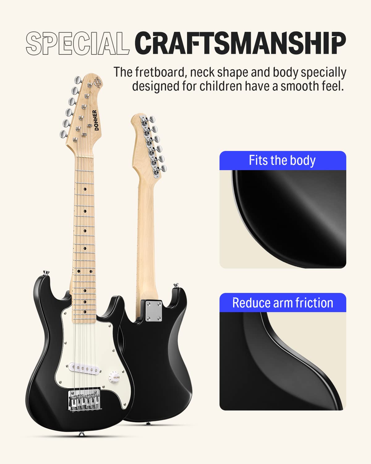 30 Inch Kids Electric Guitar Beginner Kit W47015