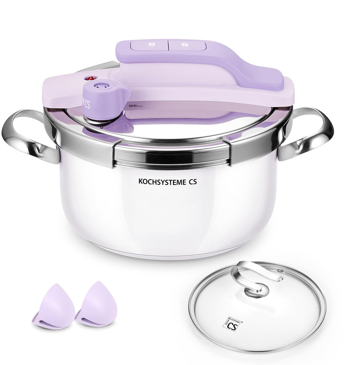Small Stainless Steel Pressure Cooker 3.2 Quart J7678