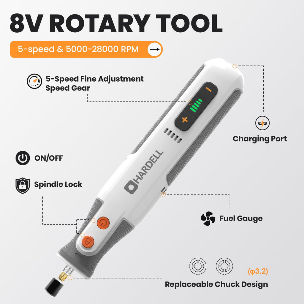 8V Cordless Rotary Tool Kit O986616
