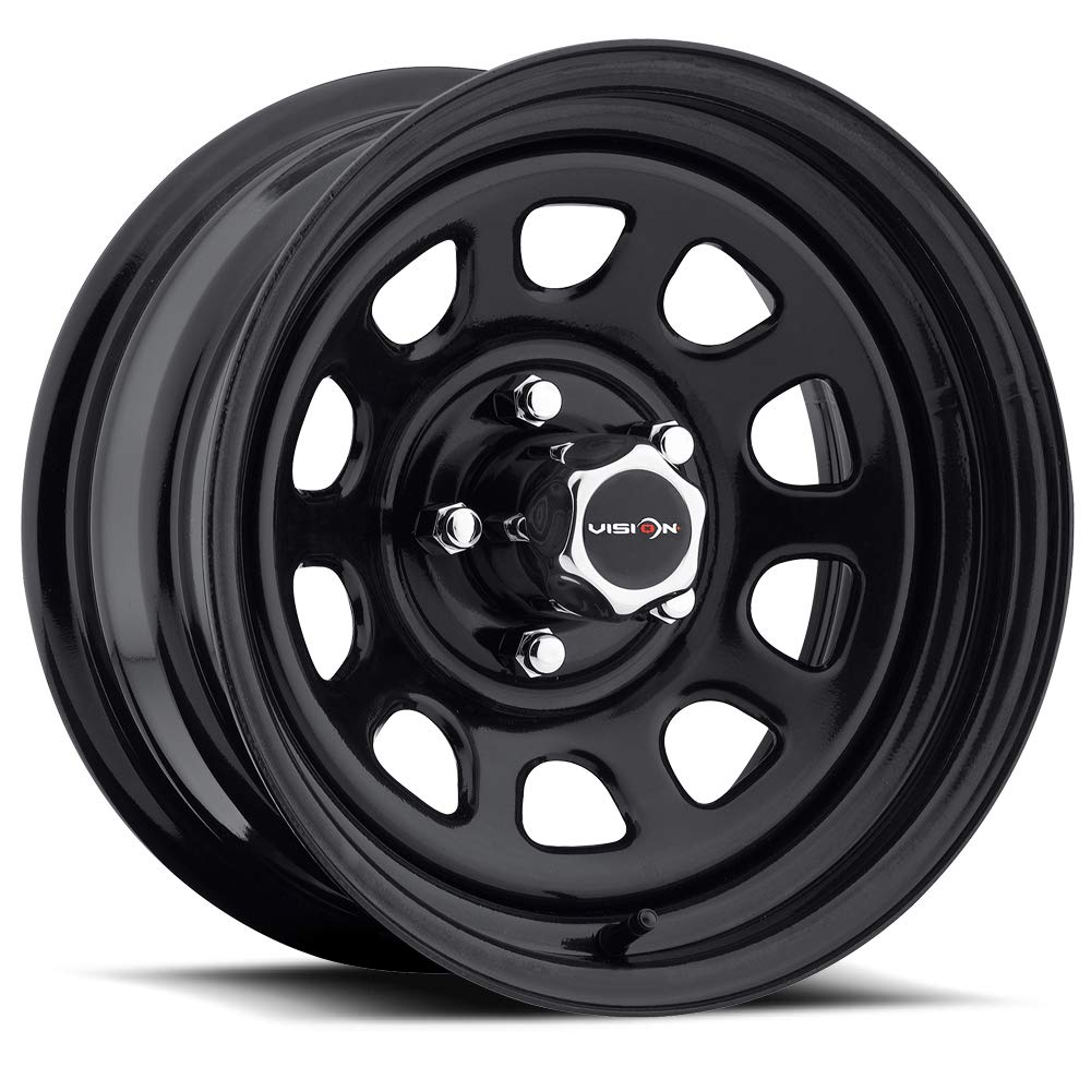 16x8 5x4.5" Gloss Black Wheel Rim N342094