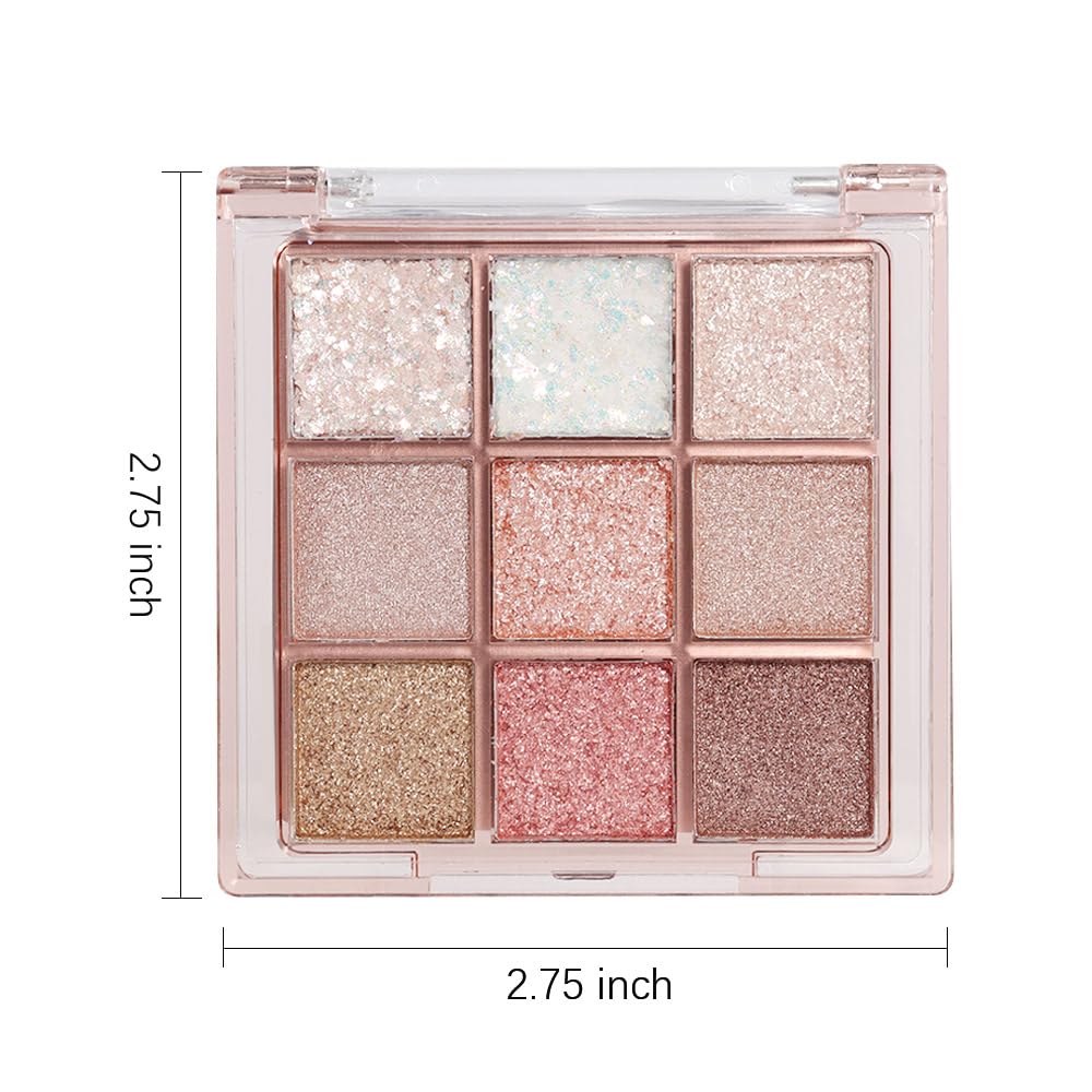 Pink Glitter Eyeshadow Palette I172