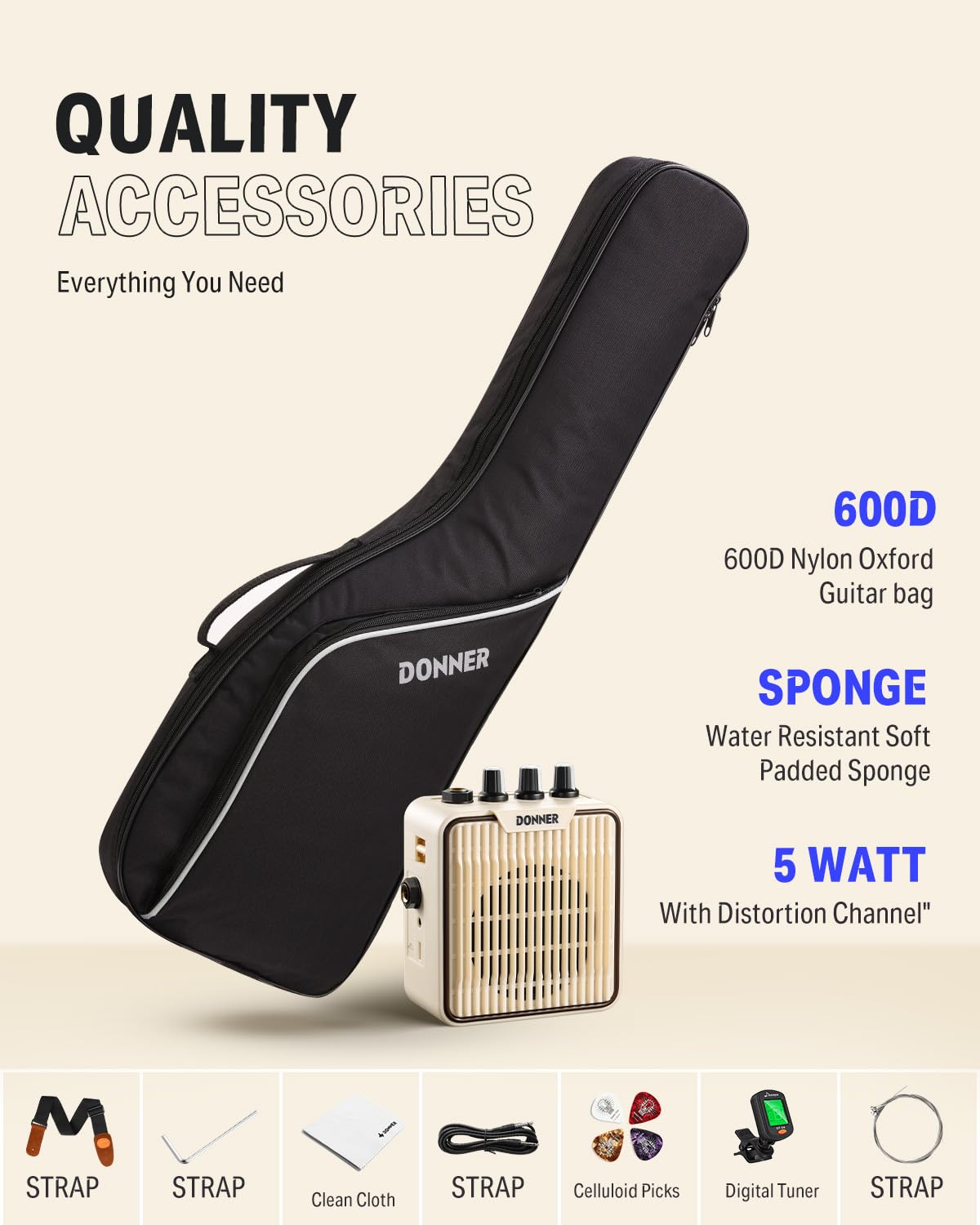 30 Inch Kids Electric Guitar Beginner Kit W47015