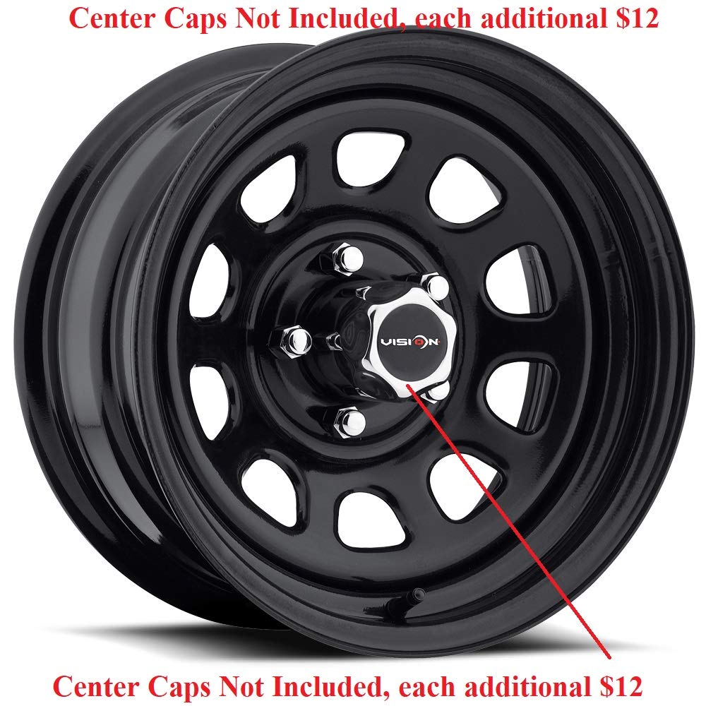 16x8 5x4.5" Gloss Black Wheel Rim N342094