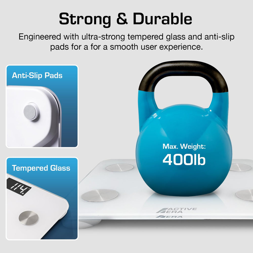 White Digital Bathroom Bluetooth Scale F92299