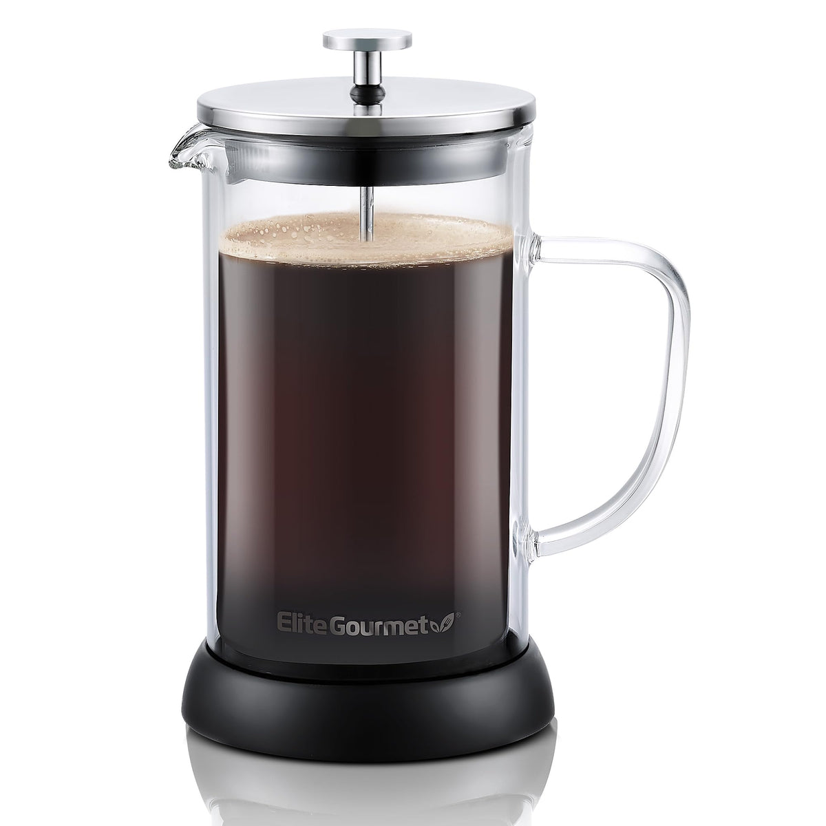 French Press Coffee Maker 1-Liter Glass Carafe P261