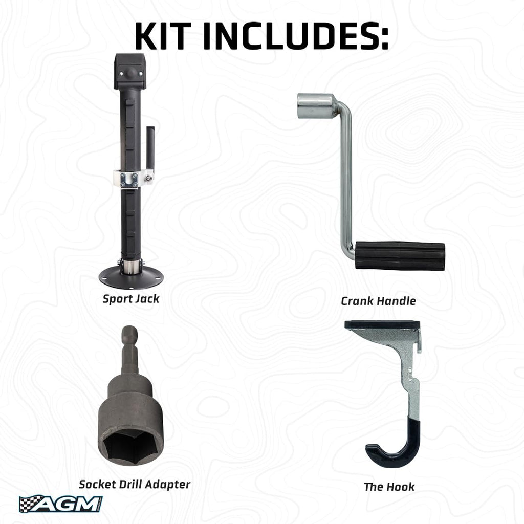 Manual Off-Road Jack 2,000 lb Vehicle Lift D11457