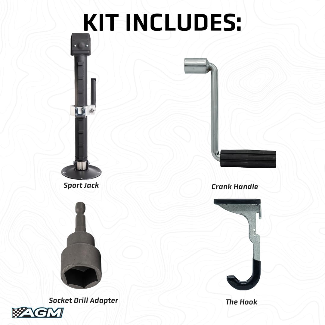 Manual Off-Road Jack 2,000 lb Vehicle Lift D11457