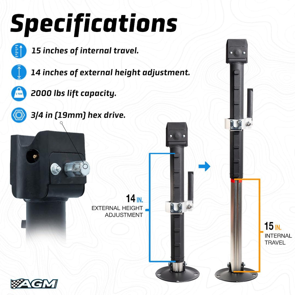 Manual Off-Road Jack 2,000 lb Vehicle Lift D11457