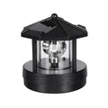 Solar Lighthouse with 360° Rotating Beacon, Waterproof Outdoor Decorative Lamp Z724