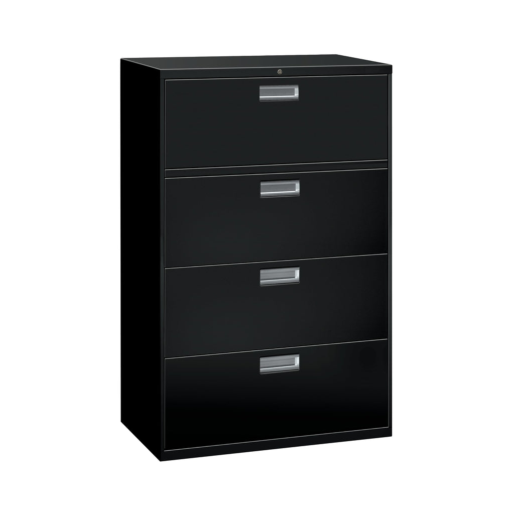 Black 4 Drawer File Cabinet O983434