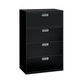 Black 4 Drawer File Cabinet O983434