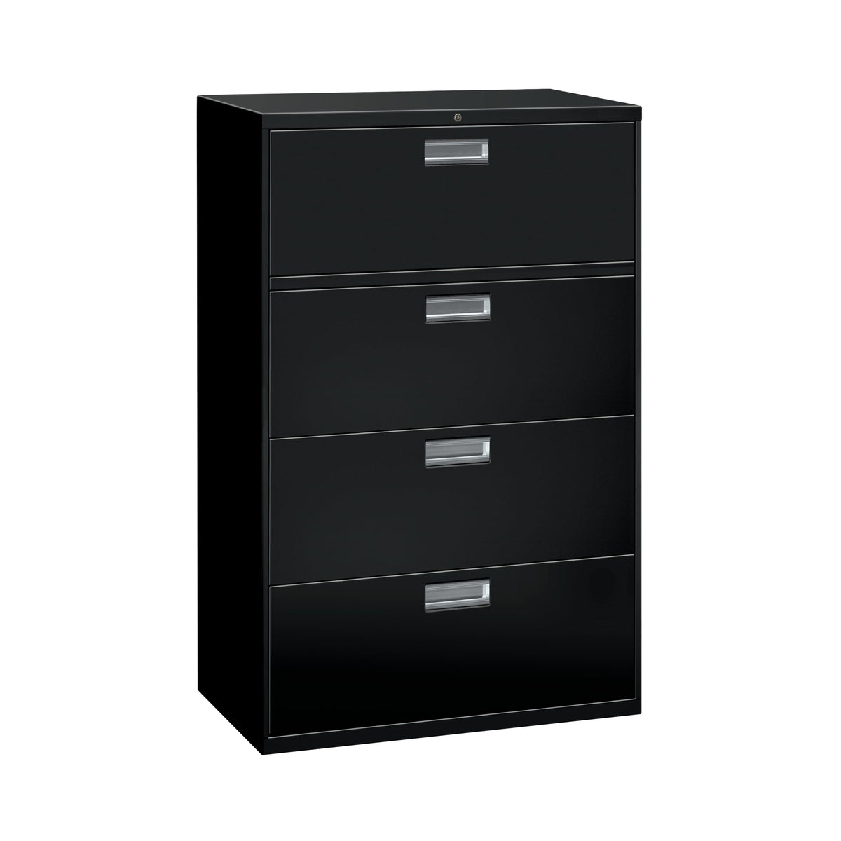 Black 4 Drawer File Cabinet O983434
