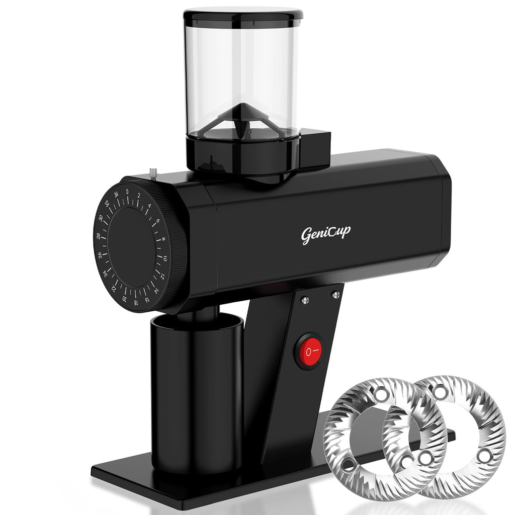 64mm Flat Burr Coffee Grinder with 35 Grind Settings B99602