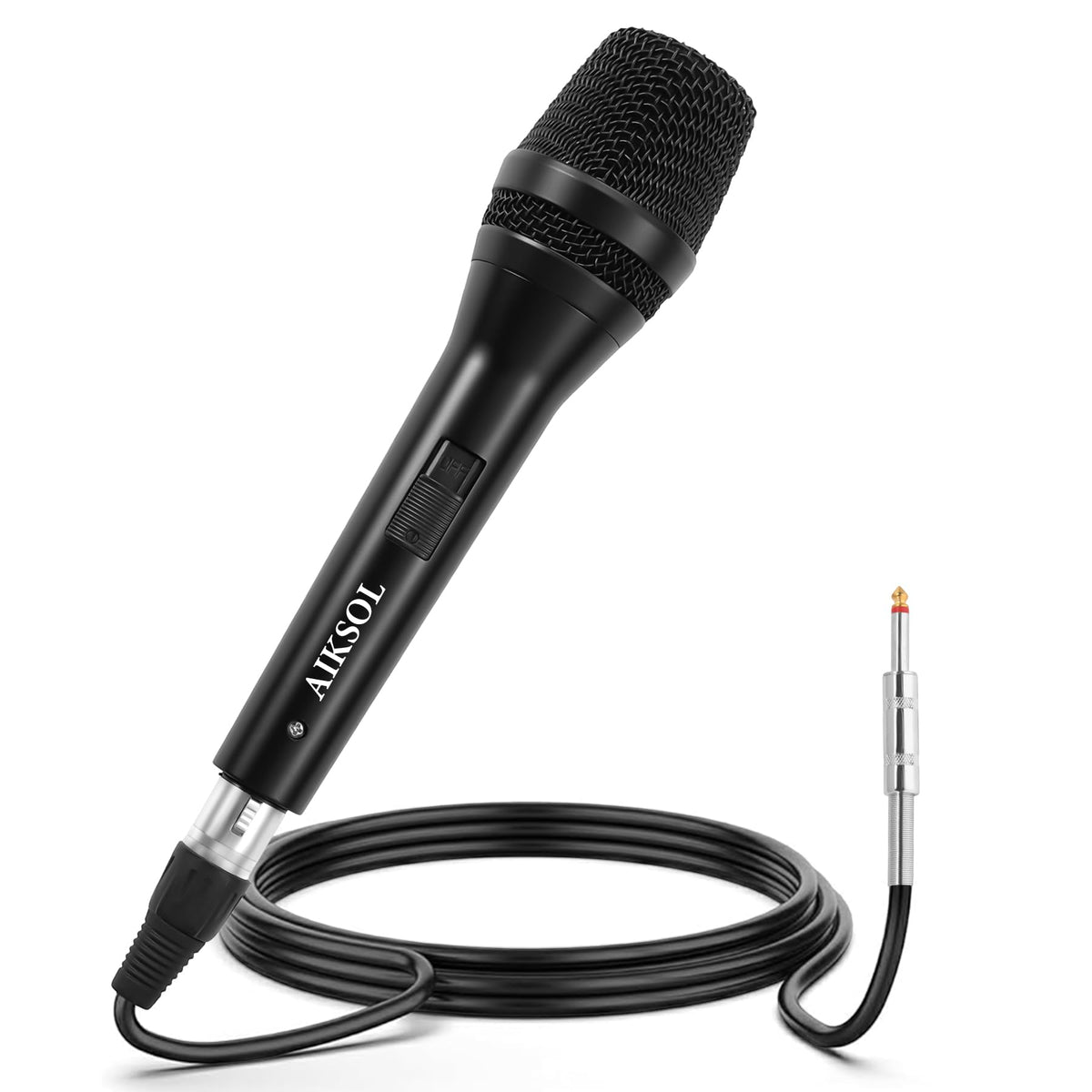 Wired Dynamic Handheld Karaoke Microphone with On and Off Switch G368