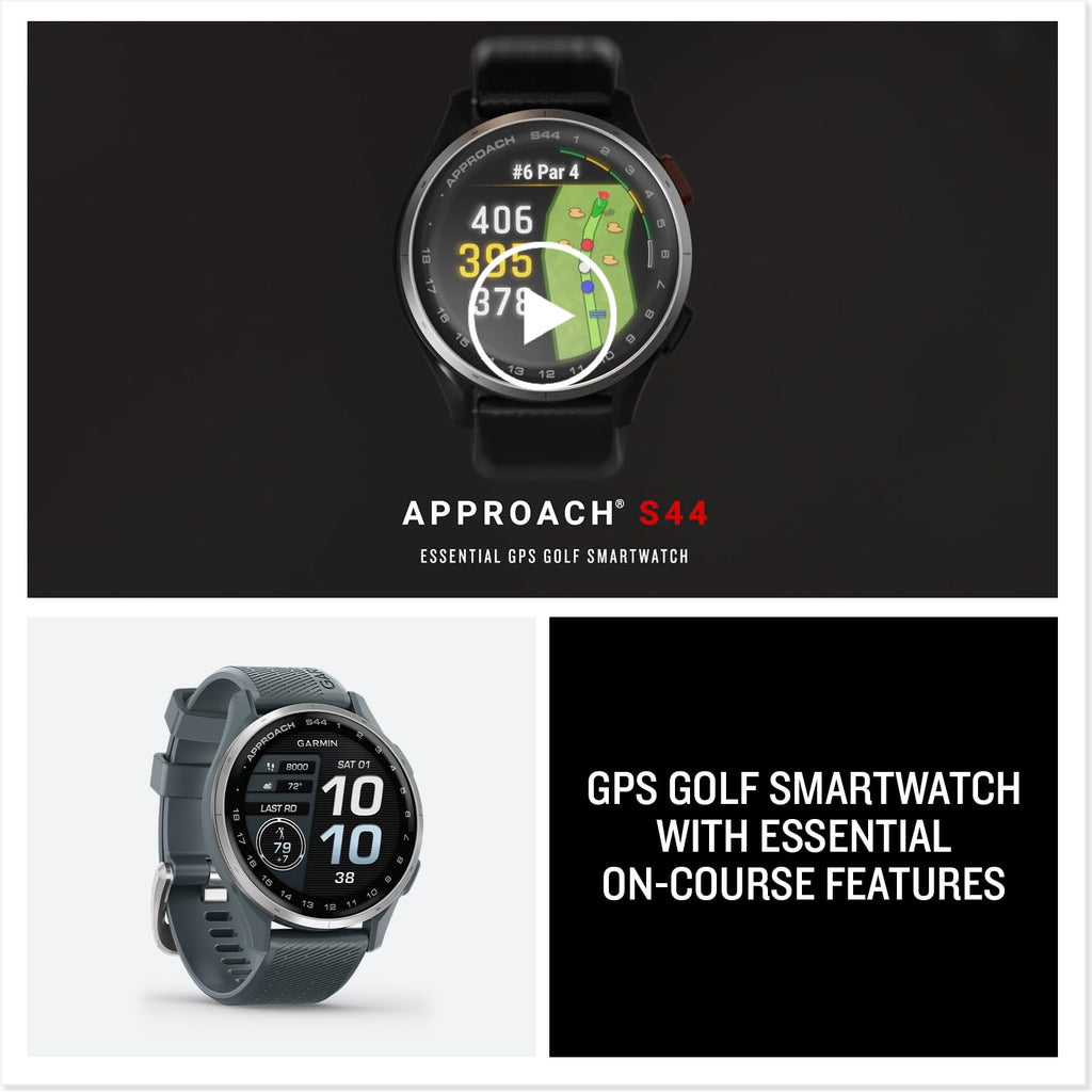 Golf GPS Smartwatch 43mm Black V7415