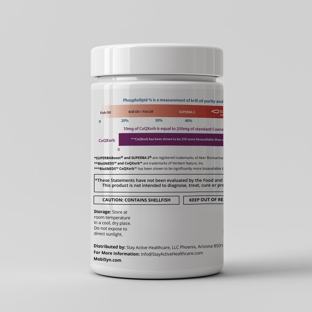 Omega 3 CoQ10 Antarctic Krill Oil 1,000mg 60 Softgels J18775