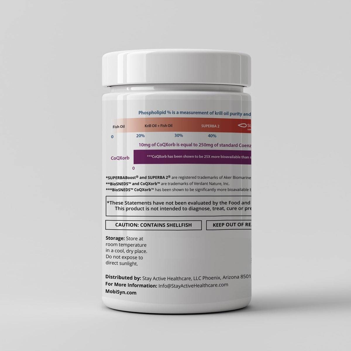 Omega 3 CoQ10 Antarctic Krill Oil 1,000mg 60 Softgels J18775