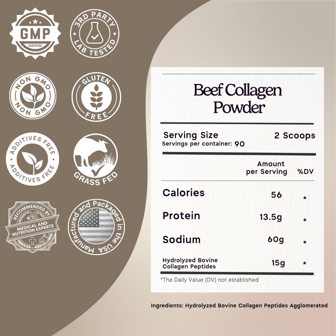 Grass-Fed Hydrolyzed Collagen Peptides 3 lb P393