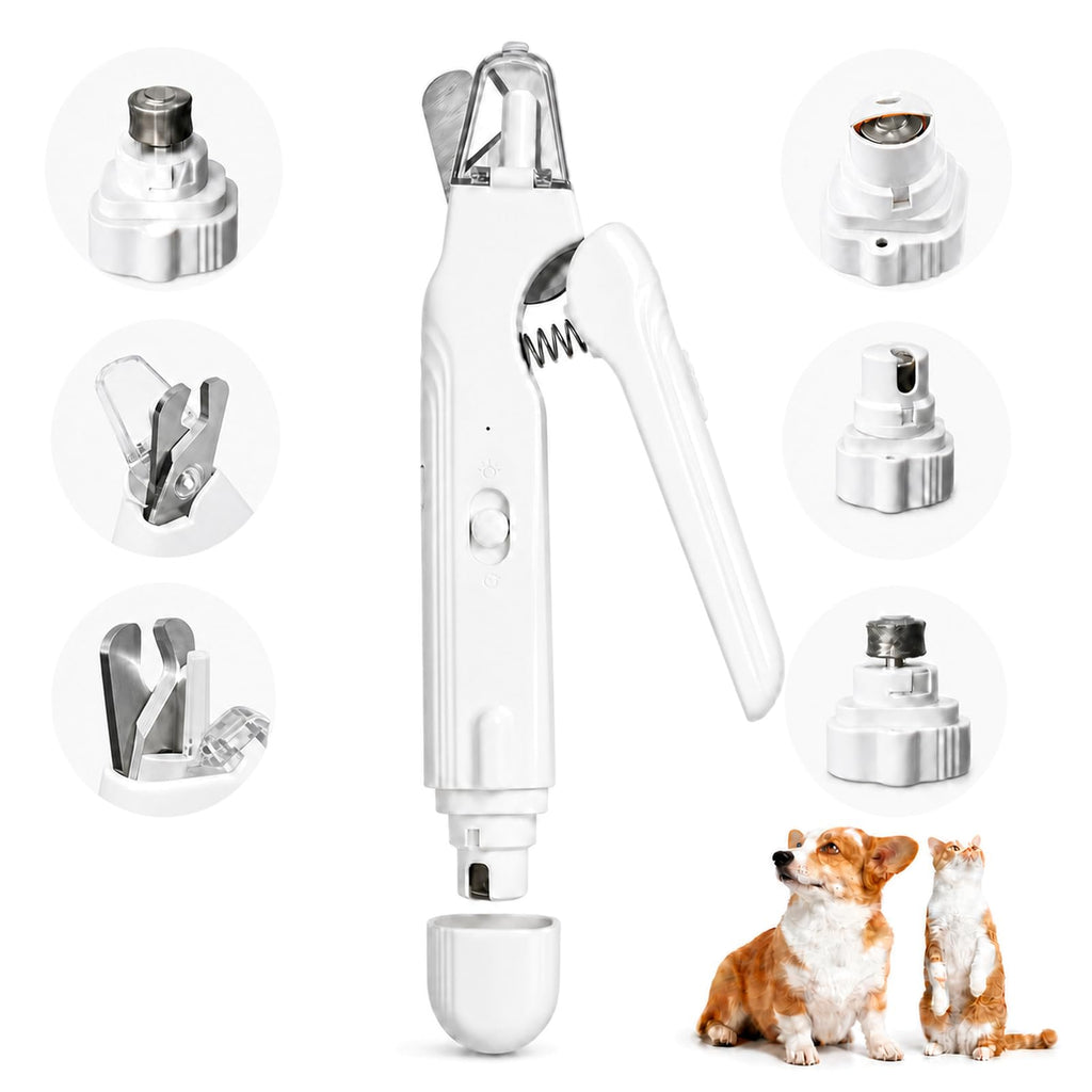 2-in-1 Dog Nail Grinder & Clippers with Light K37242