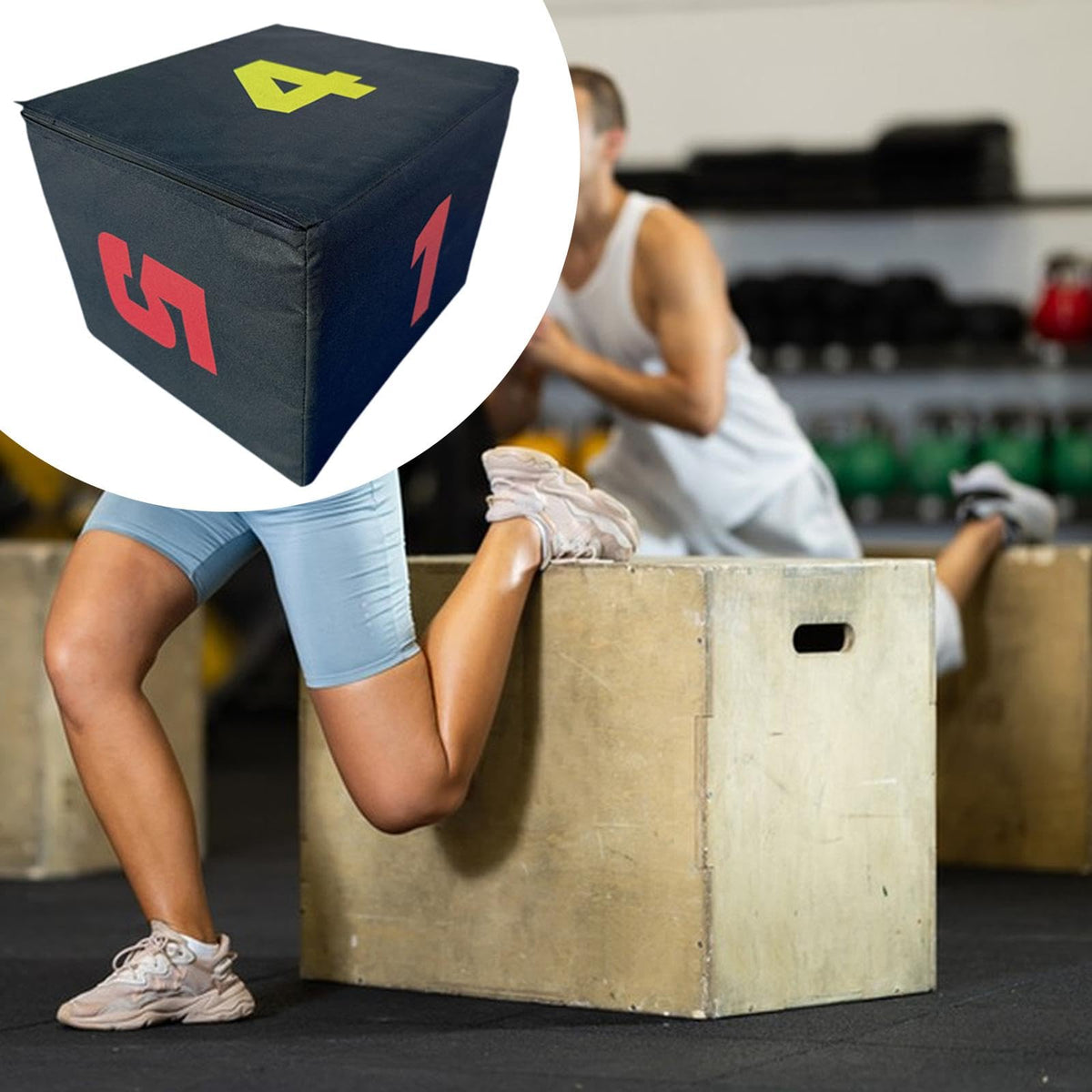 3-in-1 Non Slip Plyometric Jumping Box D5445