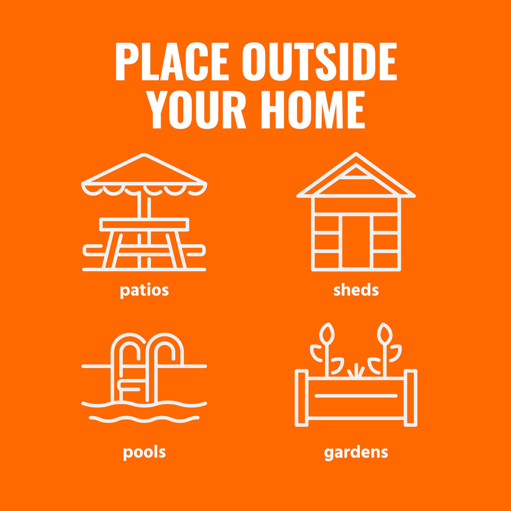 Outdoor Liquid Ant Bait Killer and Trap 8 Bait Stations S9948