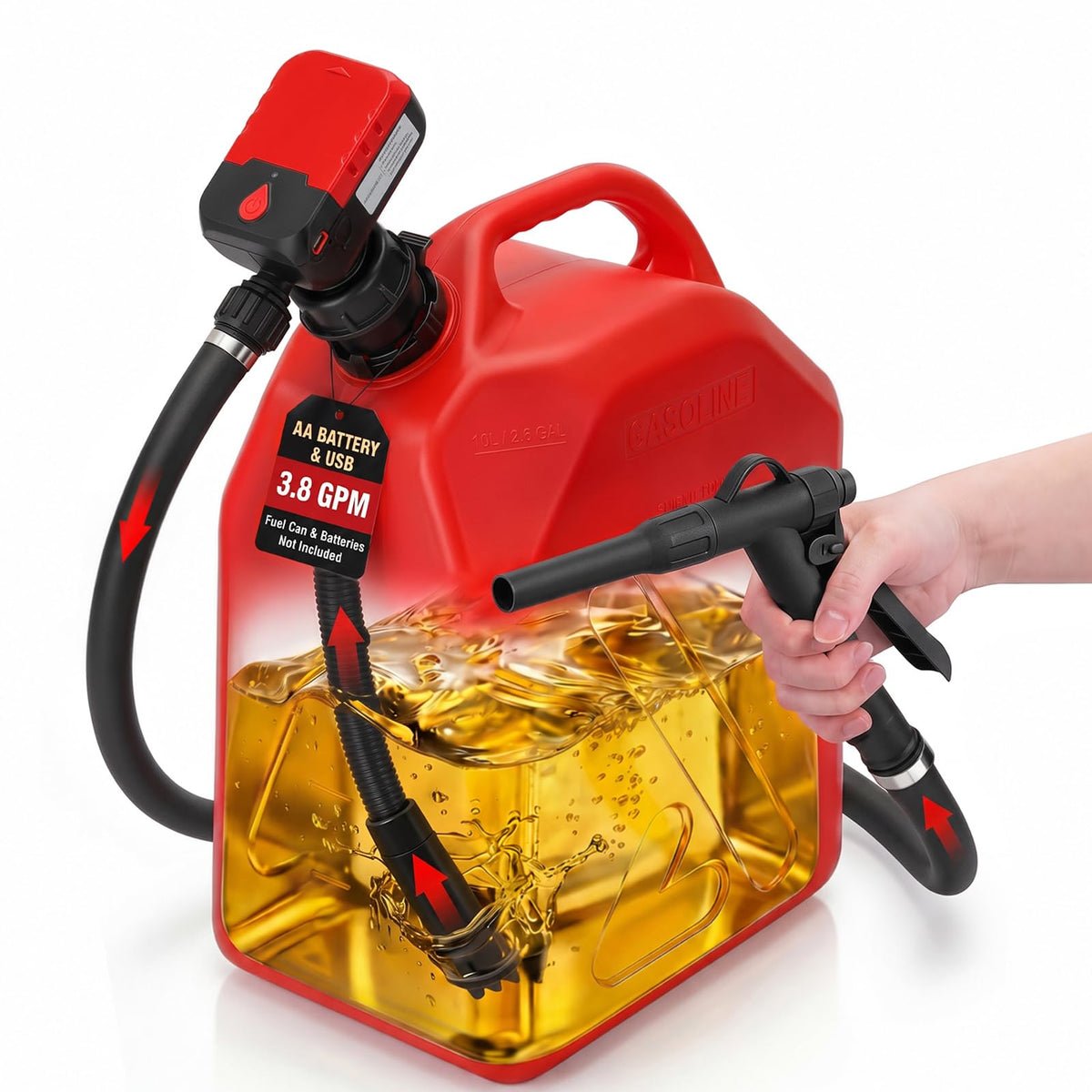 Portable Gas Can Fuel Pump W35808