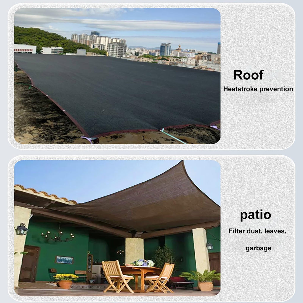 80-90% UV Protection Shade Cloth with Grommets 8x8m D697