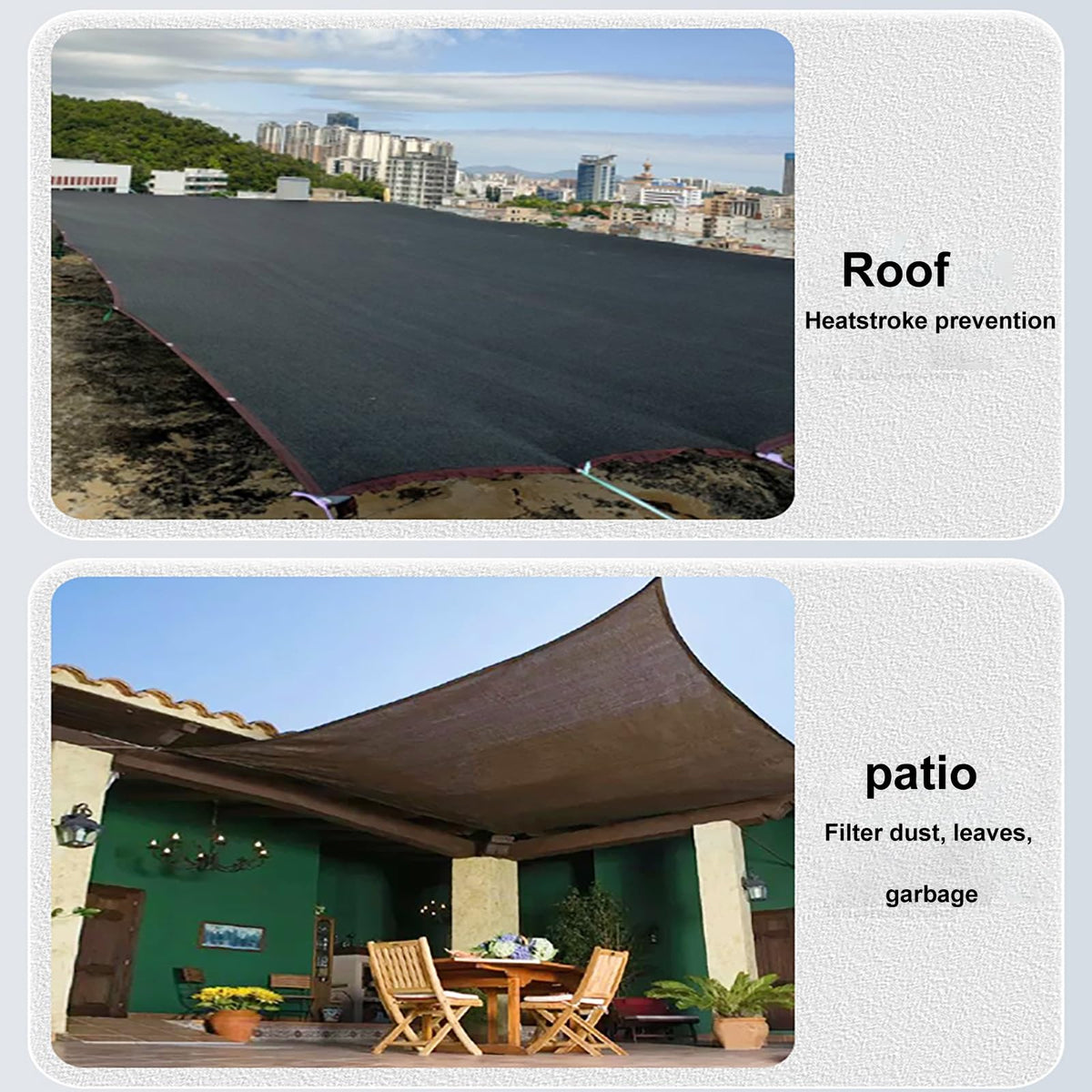 80-90% UV Protection Shade Cloth with Grommets 8x8m D697