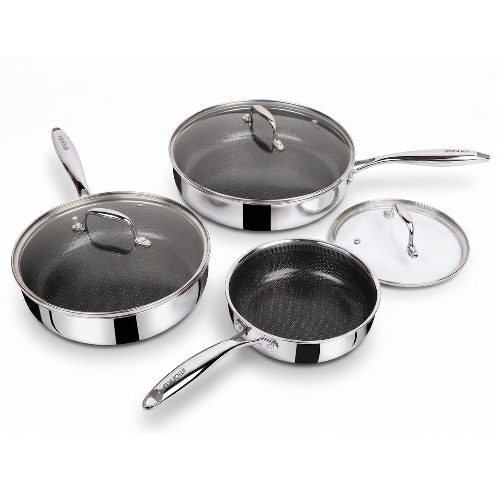 8, 10 and 12-Inch Non Stick Ceramic Frying Pans with Lids X999