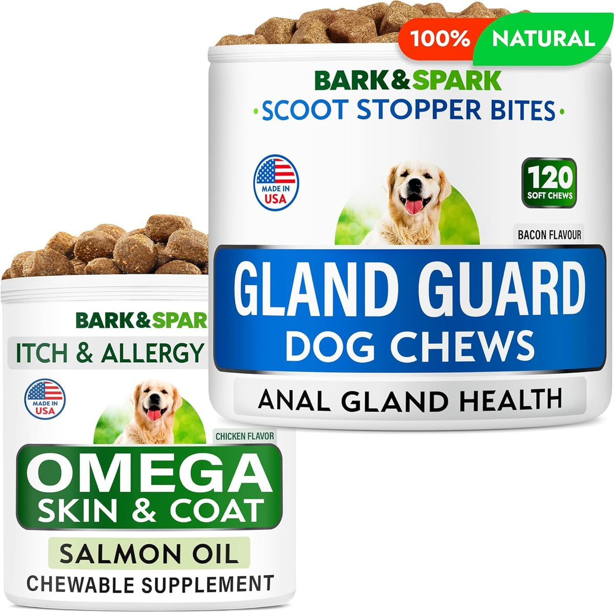 Omega 3 Fish Oil Dog Treats Bundle E804262