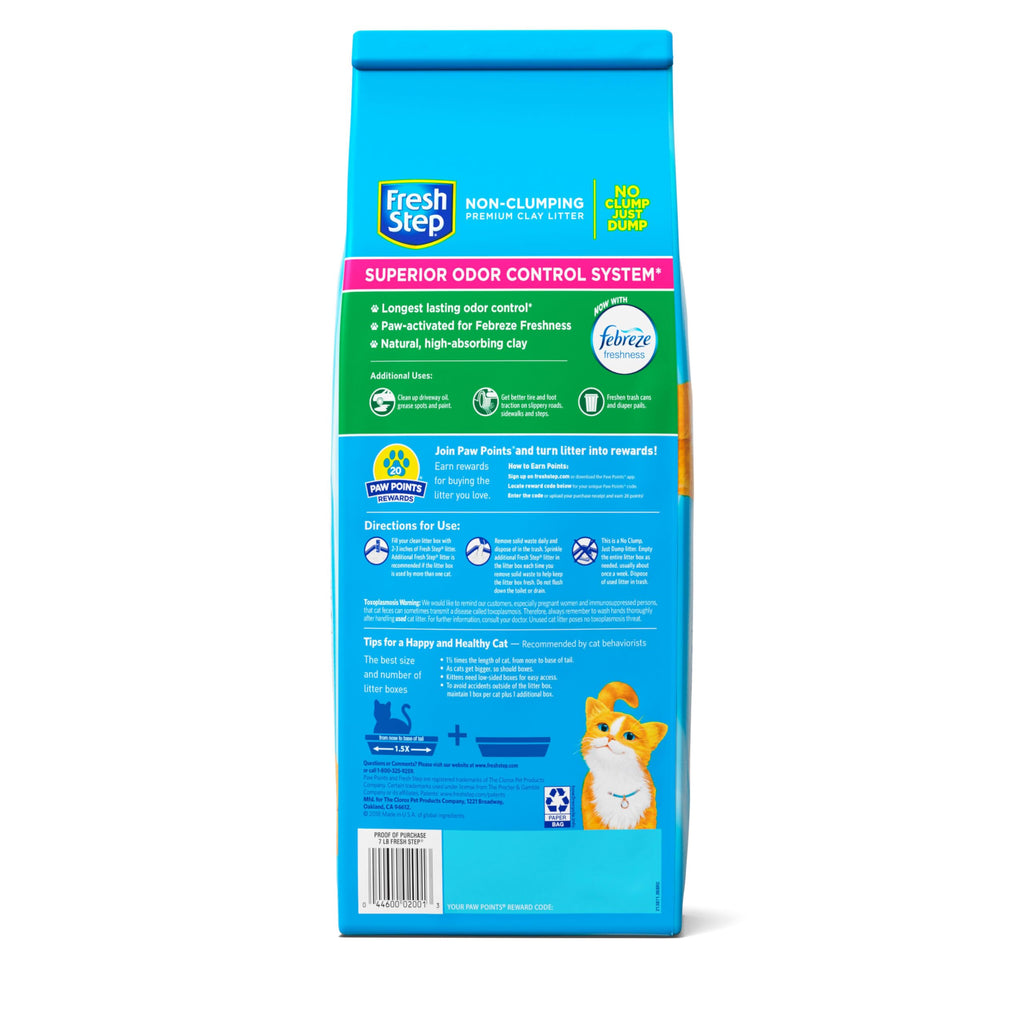Non Clumping Cat Litter with Odor Control, 7 lb. Bag O128