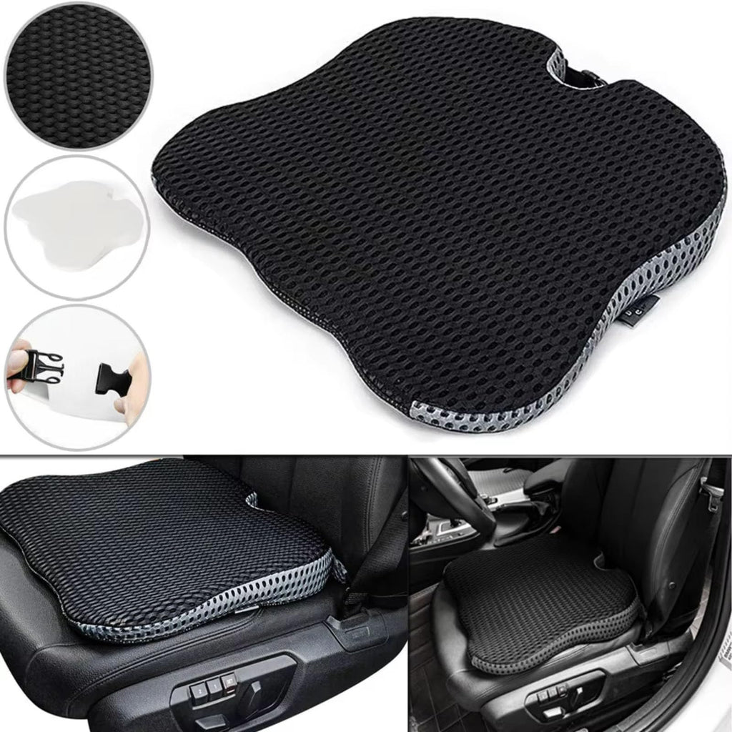Grey Memory Foam Car Seat Booster Cushion D479125