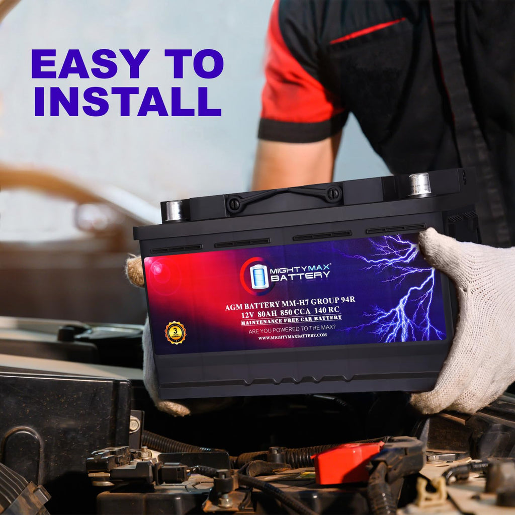 12V 80AH 850 CCA Replacement Battery Y240