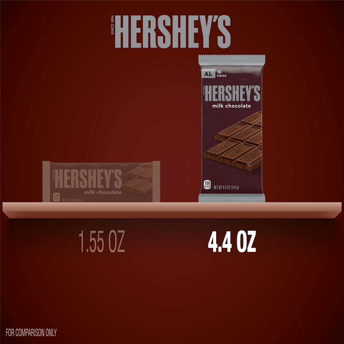 Milk Chocolate Candy Bars 4.4 oz 12 ct G828