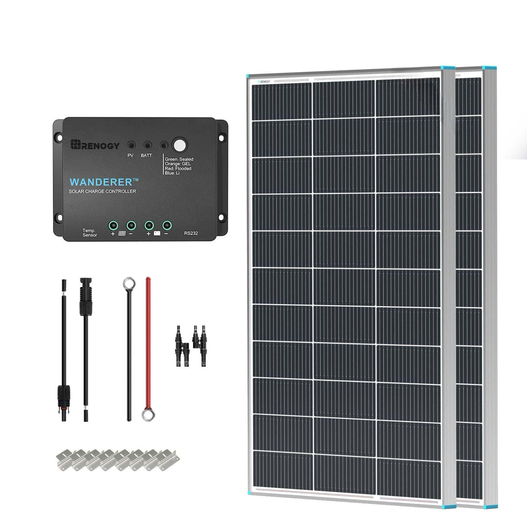 200W Solar Panel Kit with 30A PWM Charge Controller O402040
