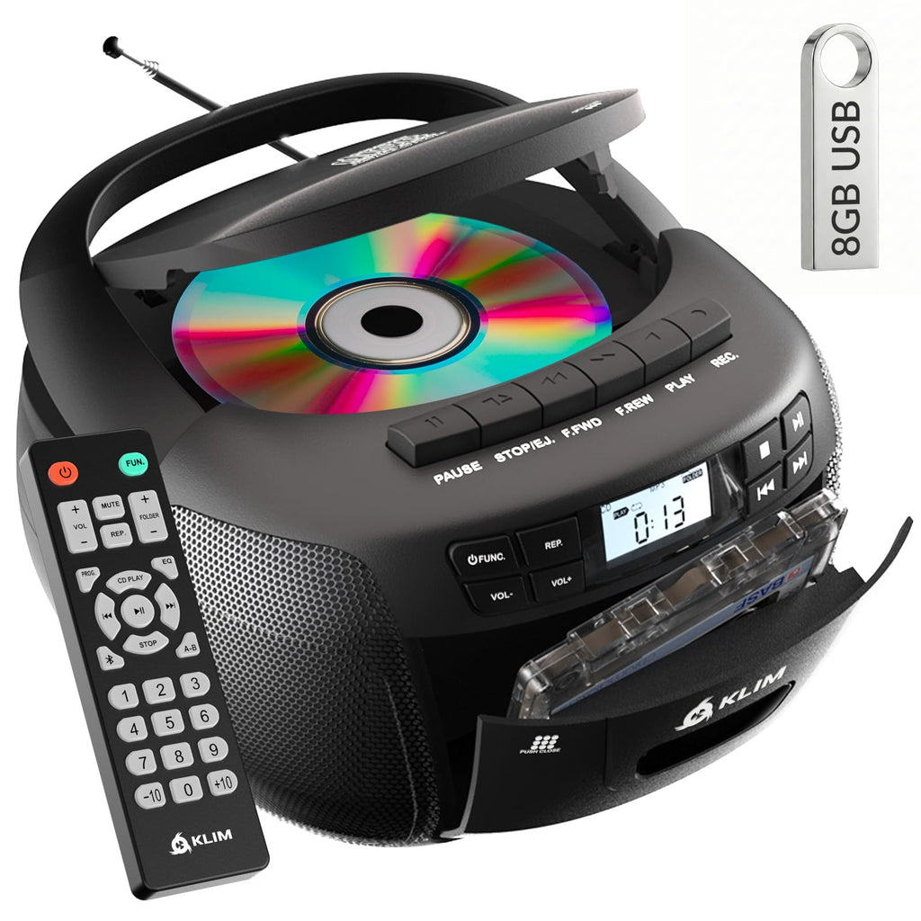 CD Cassette Player with Bluetooth Boombox N9291